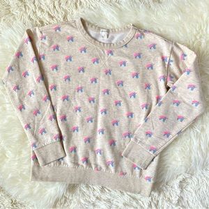 Crewcuts Girl’s Unicorn Printed Sweatshirt, size 12